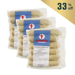 急凍紐西蘭Frank's無麩質直布羅陀(Chipolata)雞肉腸(6件)300克 - 買2送1