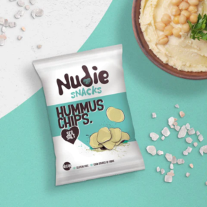 英國NUDIE SNACKS 烤鷹嘴豆泥脆片(少鹽) 20克*