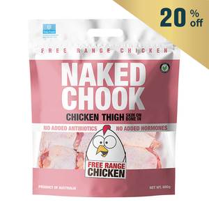 急凍澳洲Naked Chook有骨雞腿肉600克* 