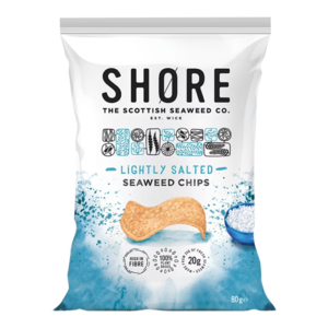 UK Shore Seaweed Chips (Sea Salt Share Bag), 80g