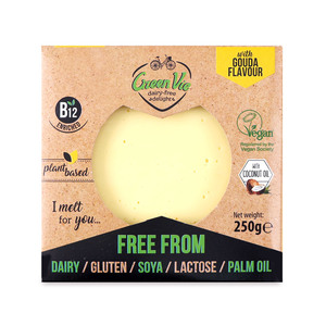 Green Vie Gouda Flavour Vegan Cheese Block 250g - Greece*