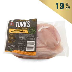 Frozen NZ Turk's Free Range Yellow Chicken Breast 450g*