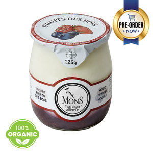 Pre-order -- France Mons Organic Mixed Berries Yogurt 125g*