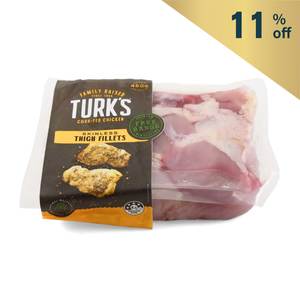 Frozen NZ Turk's Free Range Yellow Chicken Thigh 450g*