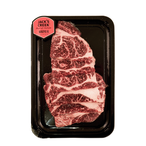 Frozen Aus Jack's Creek Wagyu 400days Grain Fed MS6-7 Chuck Eye Roll for Yakiniku 300g*