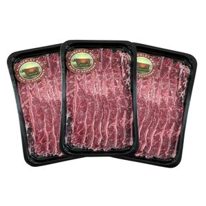 Frozen Aus Kimberley Red Black Angus 175days Short Rib Meat Sliced 2mm 200g - Buy 2 Get 1 free*
