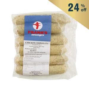 急凍紐西蘭Frank's無麩質直布羅陀(Chipolata)雞肉腸(6件)300克*