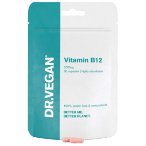 UK DR.VEGAN® Vitamin B12, 2000ug, 30 caps