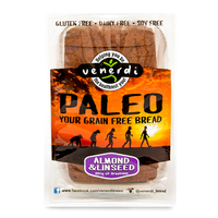 Frozen Venerdi GF Paleo Almond & Linseed Bread 520g - NZ*