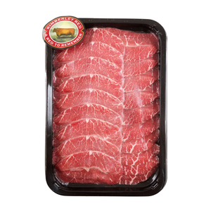 Frozen Aus Kimberley Red Black Angus 175days Oyster Blade 2mm Sliced 200g*