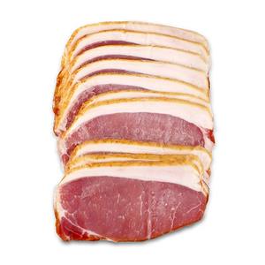 Frozen Canadian (Thick Sliced) Raw Bacon 500g*