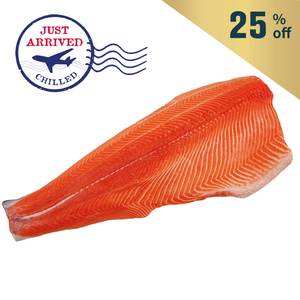 NZ Big Glory Bay King Salmon Whole Side Fillet 
