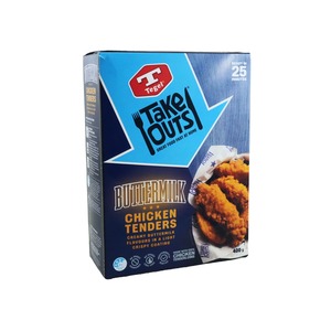 Frozen New Zealand Tegel Take Outs Buttermilk Chicken Tender 400g*