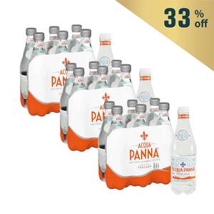 Italy Acqua Panna Mineral Water (Pet Bottle) 500mlX6 - Buy 2 Get 1 Free*