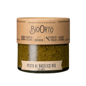Italy Bio Orto Organic Basil Pesto with Garlic 180g*
