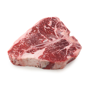 急凍美國褐毛和牛BMS6-8 上等腰肉牛扒(Porterhouse) (1-1.3千克)*