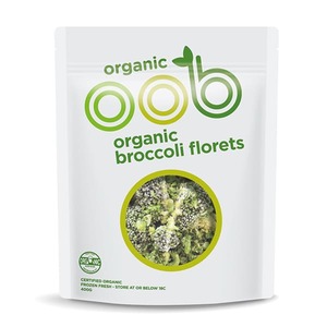 Frozen OOB Organic Broccoli Florets 370g - Turkey*