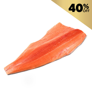 Frozen Irish OSO Organic Farmed Salmon Whole Side Fillet