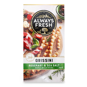 Italian Grissini Rosemary & Sea Bread Sticks 125g*