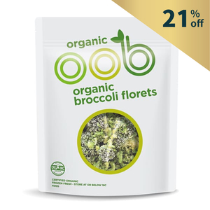 Frozen OOB Organic Broccoli Florets 370g - Turkey*