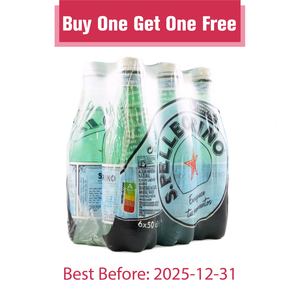 Italy S.Pellegrino Sparkling Mineral Water (Pet Bottle) 500mlx6pcs+6pcs*