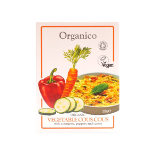 UK Organico Organic Vegetable couscous with courgettes,peppers&carrots),250g