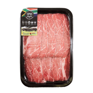Frozen South Africa Cavalier 400 days MS8/9 Grain Fed Wagyu Chuck 2mm Sliced 200g*