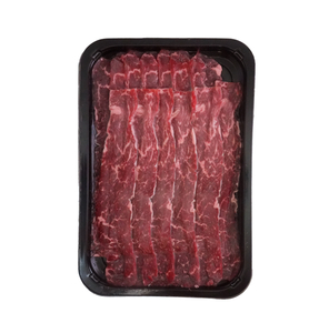 Frozen Aus Oino Gustus Black Angus 250days Flap Meat 2mm Sliced 200g*