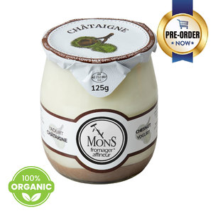 Pre-order -- France Mons Organic Chestnut Yogurt 125g*