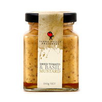 Yarra Valley Dried Tomato & Basil Mustard 110g - Aus*
