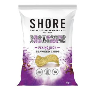 UK Shore Seaweed Chips (Peking Duck Share Bag), 80g