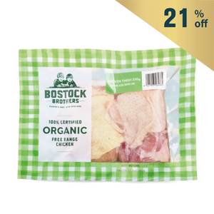 急凍紐西蘭Bostock Brothers有機無骨連皮雞腿肉 330克*
