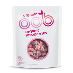 Frozen Omaha Organic Raspberries 450g -NZ*