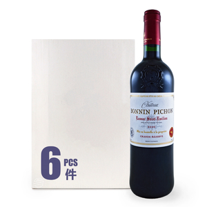 法國  Lussac Saint Emillion Chateau Bonnin Pichon紅酒 2020 750毫升 - 原箱*