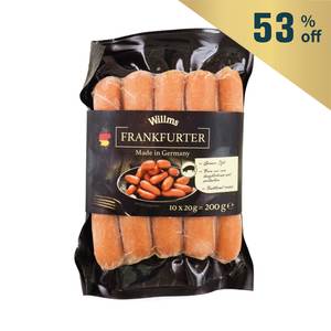 急凍德國Willms已熟法蘭克福腸(10條)200克*