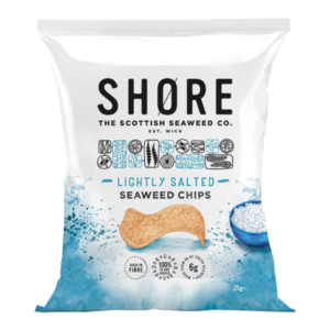 英國SHORE海藻穀物脆片(海鹽味), 25g