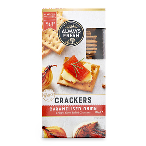 Greece Caramelised Onions Oven Baked Crackers 100g*