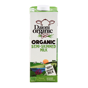 UK Daioni Organic UHT Semi-skimmed Milk 1L - Holland*