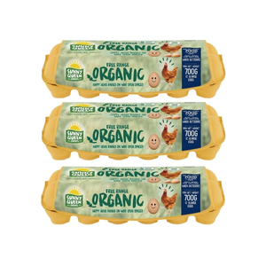 Aus Sunny Queen Organic Free Range Eggs XL size (12pcs) - 3packs Combo*