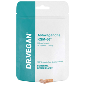 UK DR.VEGAN® Ashwagandha KSM-66, 500mg, 30 caps