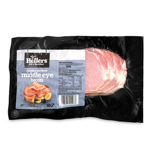 Frozen NZ Hellers Middle Bacon Manuka Smoked 250g*