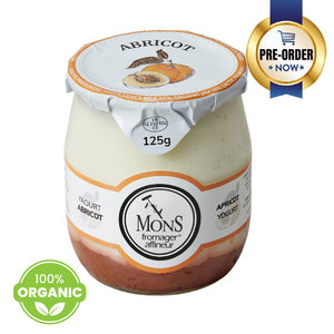Pre-order -- France Mons Organic Apricot Yogurt 125g*