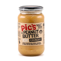 Pic's Peanut Butter Unsalted Crunchy 380g - NZ*