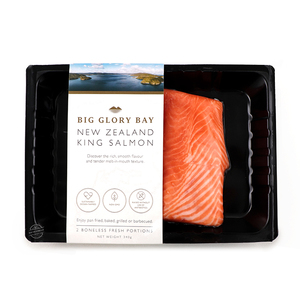 Frozen NZ Big Glory Bay King Salmon Portions (170g X 2pcs) *