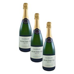 French Champagne Monthuys Reserve Brut 750ml - Buy 2 Get 1 Free*