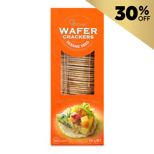 OB Finest Sesame Seed Wafer Crackers 100g - Aus*