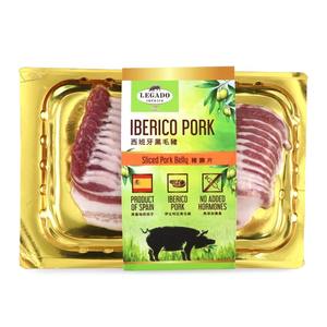 Frozen Spanish Legado Iberico Sliced Pork Belly for hot pot 200g*