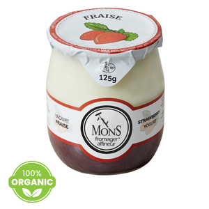 France Mons Organic Strawberry Yogurt 125g*