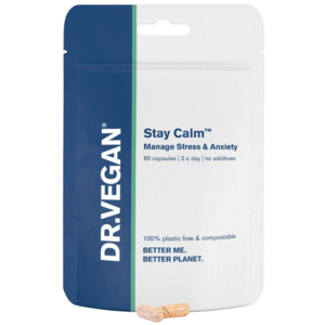 UK DR.VEGAN® Stay Calm™ | Manage Stress & Anxiety, 60 caps