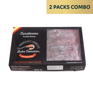 Frozen Spain Buba Camaron Scarlet shrimp (Carabinero) 18/20 1kg - 2 packs Combo*